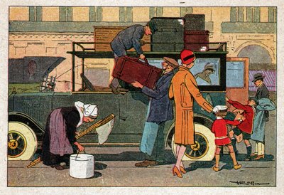Voyage en auto - Ferdinand Georg Waldmuller