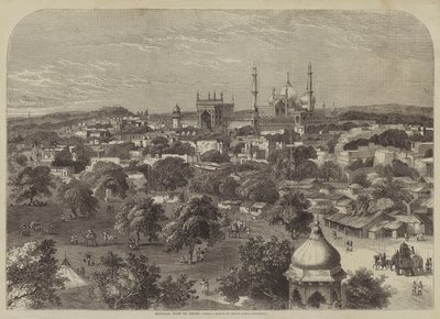 Vue générale de Delhi - after A. Soltykoff