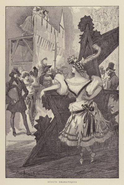 Débuts dramatiques - after Albert Robida