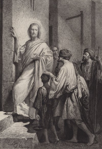 Le don de la vue aux aveugles - after Albert Robida