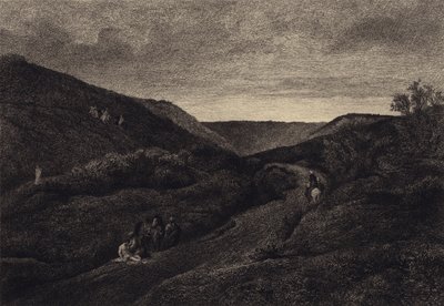 Le bon Samaritain - after Albert Robida