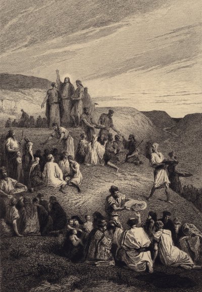 Le miracle des pains et des poissons - after Albert Robida