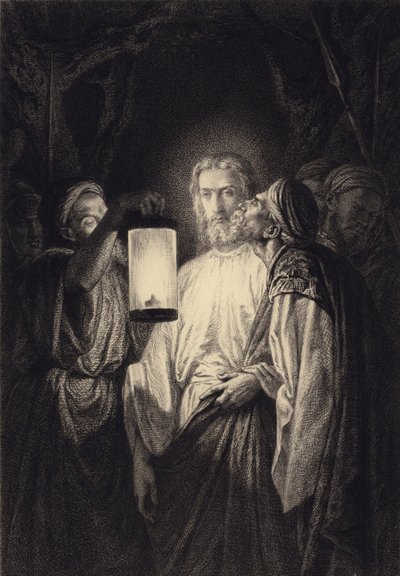 La trahison de Judas - after Albert Robida