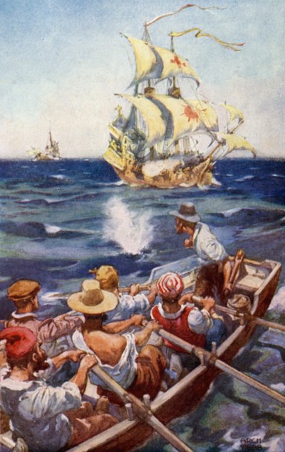 Un coup est tombé juste derrière eux - after Archibald Bertram Webb