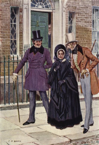 Illustration pour Nicholas Nickleby - after Charles Edmund Brock