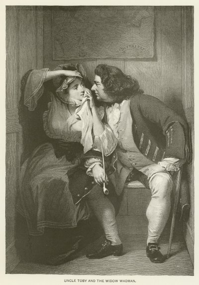 Oncle Toby et la veuve Wadman - after Charles Robert Leslie