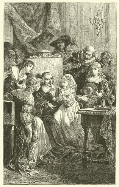 Blaise et Jacqueline Pascal - after Emile Antoine Bayard
