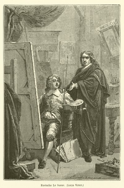 Eustache Le Sueur, Louis Vitet - after Emile Antoine Bayard