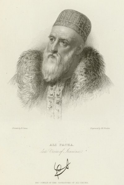 Ali Pacha, ancien vizir de Jannina - after Frank Stone