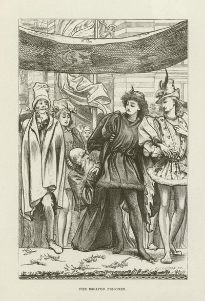 Illustration pour Romola de George Eliot - after Frederic Leighton