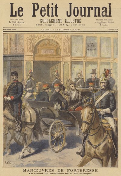 Le président Casimir-Perier revenant des manœuvres de l
