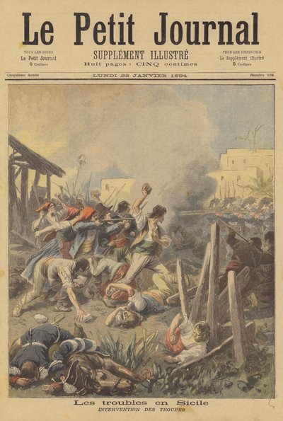 Troubles en Sicile - after Frederic Theodore Lix