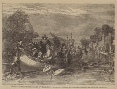 Épisode des jours heureux de Charles Ier - after Frederick Goodall