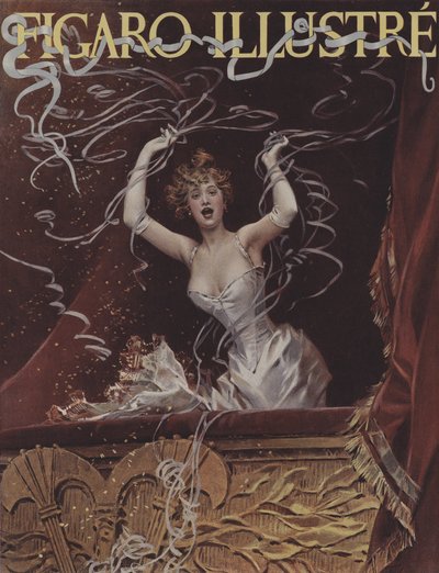Les Serpentins. Couverture de Le Figaro Illustré, mars 1894 - after Frederik Hendrik Kaemmerer