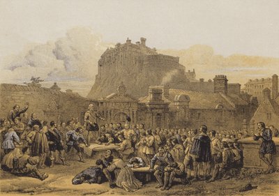 Cimetière de Greyfriars, signature du Covenant - after George Cattermole