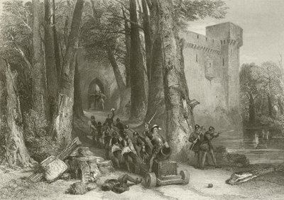 Sortie de la Maison Lathom - after George Cattermole