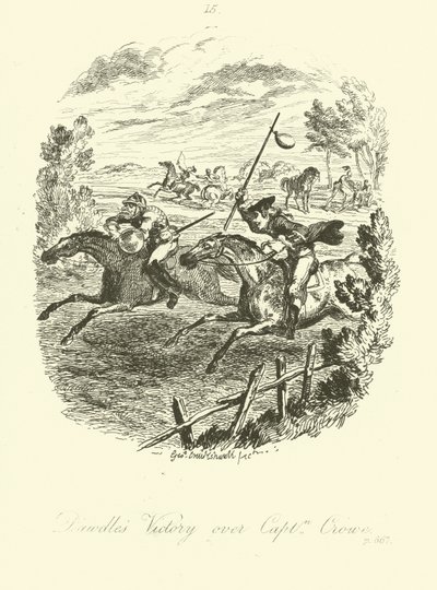 Illustration pour Launcelot Greaves de Tobias Smollett - after George Cruikshank