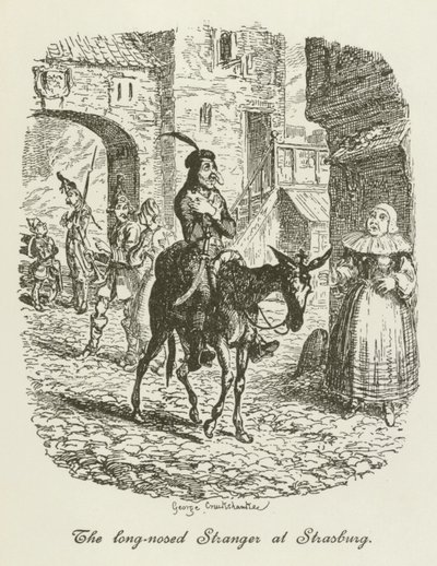 Illustration pour Tristram Shandy - after George Cruikshank