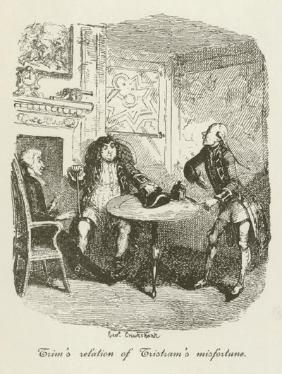 Illustration pour Tristram Shandy - after George Cruikshank
