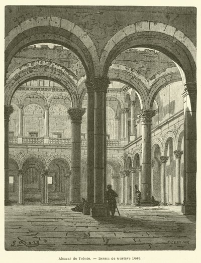 Alcazar de Tolède - Gustave after Dore