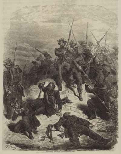 Tirailleurs sardes - Gustave after Dore