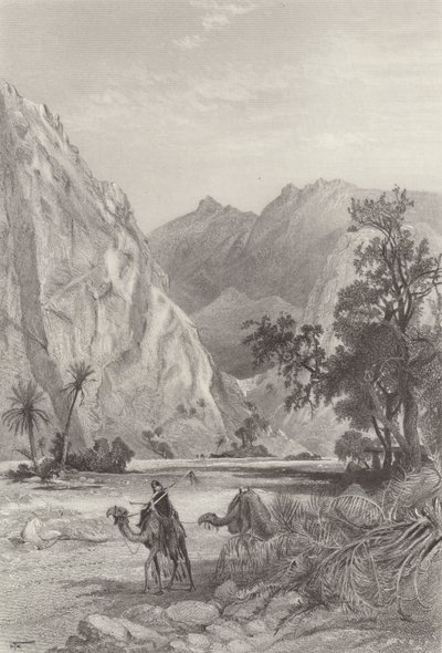 El Hesweh, Rephidim - after Harry Fenn