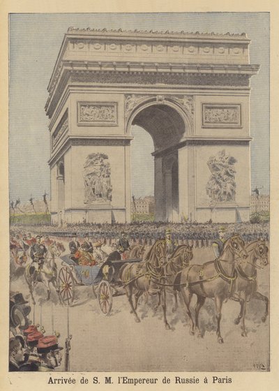 Arrivée du tsar Nicolas II de Russie à Paris - after Henri Meyer