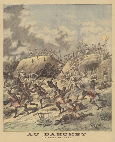 Capture de Cana par les Français, Dahomey - after Henri Meyer