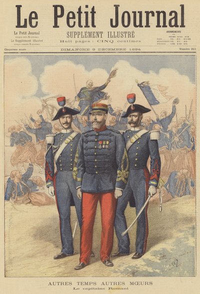 Différents temps, différentes manières. Capitaine Romani - after Henri Meyer