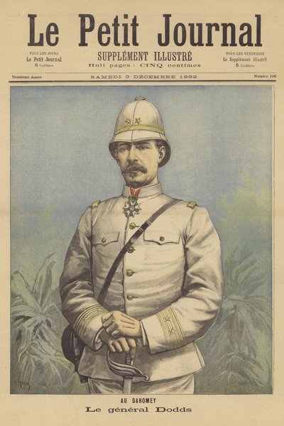 Général Dodds, commandant des troupes françaises au Dahomey - after Henri Meyer