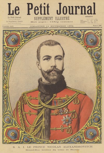 Prince Nicolas Alexandrovitch, héritier du trône russe - after Henri Meyer