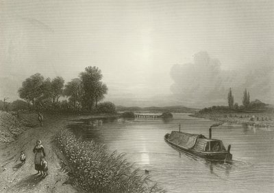 La rivière Trent, près de Wighnor - Henry after Warren