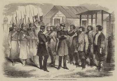 Recrutement des conscrits russes - after Horace Vernet