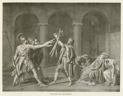 Le Serment des Horaces - after Jacques Louis David