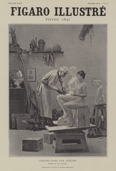 Gérôme dans Son Atelier - after Jean Leon Gerome