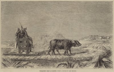 Broyage du maïs en Égypte - after Jean Leon Gerome