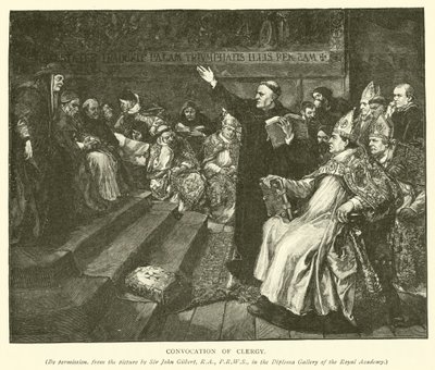 Convocation du clergé - after John Gilbert