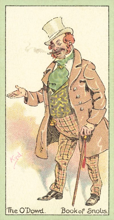 Le ODowd, Livre des Snobs - after Joseph Clayton Clarke