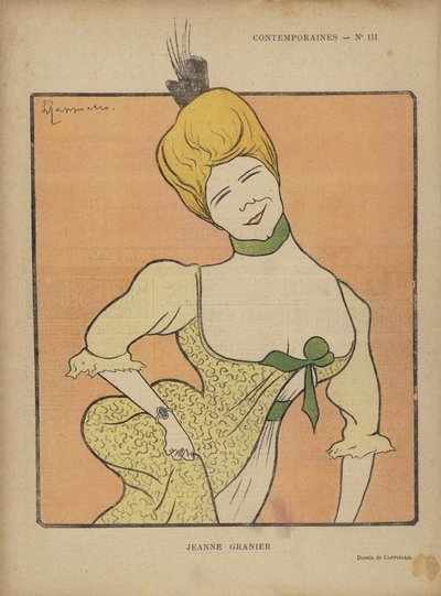 Jeanne Granier, Illustration pour Le Rire - after Leonetto Cappiello