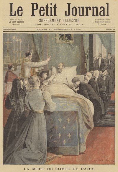 Mort du prince Philippe, comte de Paris - after Lionel Royer