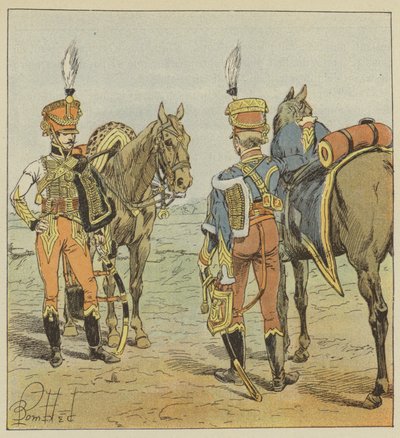 Aides de camp, Du major général, Du maréchal - after Louis Charles Bombled