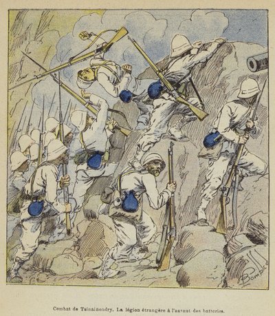Combat de Tsinainondry, La légion étrangère à l