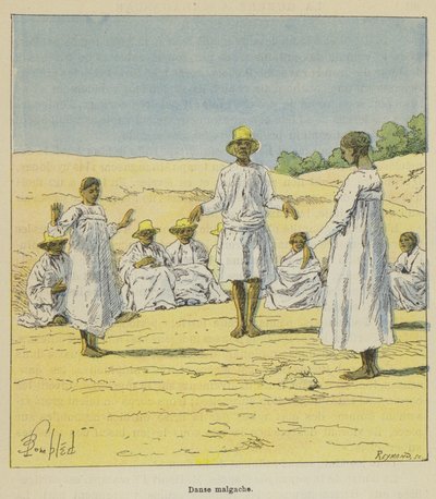 Danse malgache - after Louis Charles Bombled