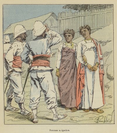 Femmes malgaches - after Louis Charles Bombled
