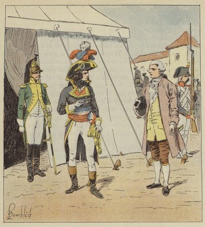 Il est trop tard, dit le général en chef en tirant sa montre - after Louis Charles Bombled
