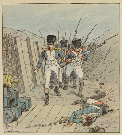 Le capitaine de Chambure, le chef de cette célèbre compagnie, etc - after Louis Charles Bombled
