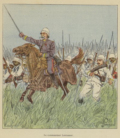 Le commandant Lentonnet - after Louis Charles Bombled