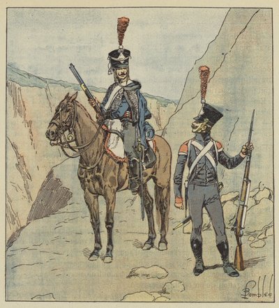 Les provinces limitrophes des Turcs avaient des régiments croates - after Louis Charles Bombled