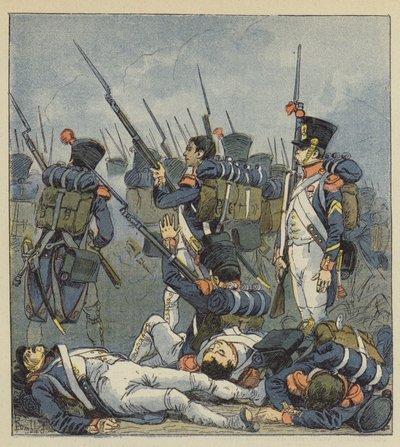 Wagram lui a été citée comme une bataille sanglante - after Louis Charles Bombled