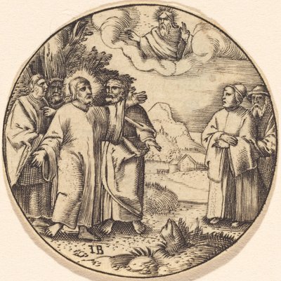 Christ avec trois de ses apôtres - after Master IB